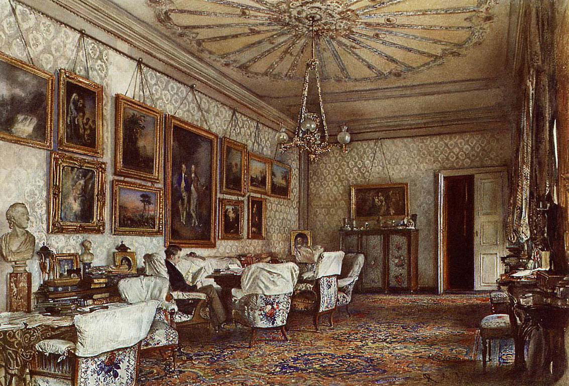Salon in the Apartment of Count Lanckoronski in Vienna
